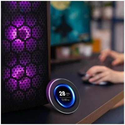 Porodo Gaming 2.1 Dia Mini Smart Information Screen - Black
